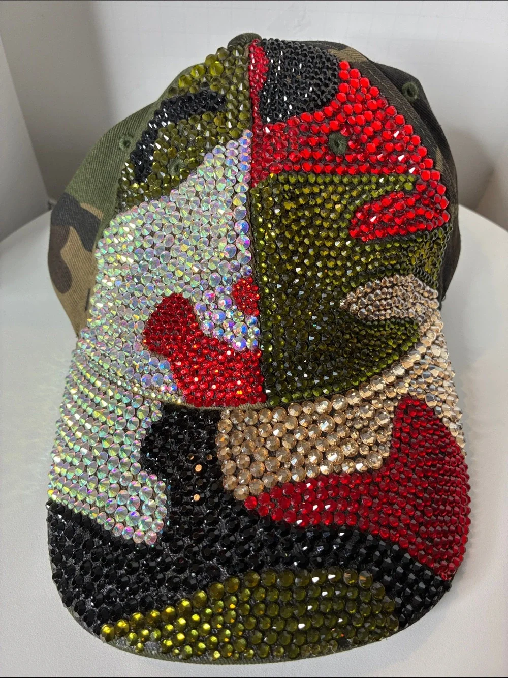 NWOT Custom Camo Cap